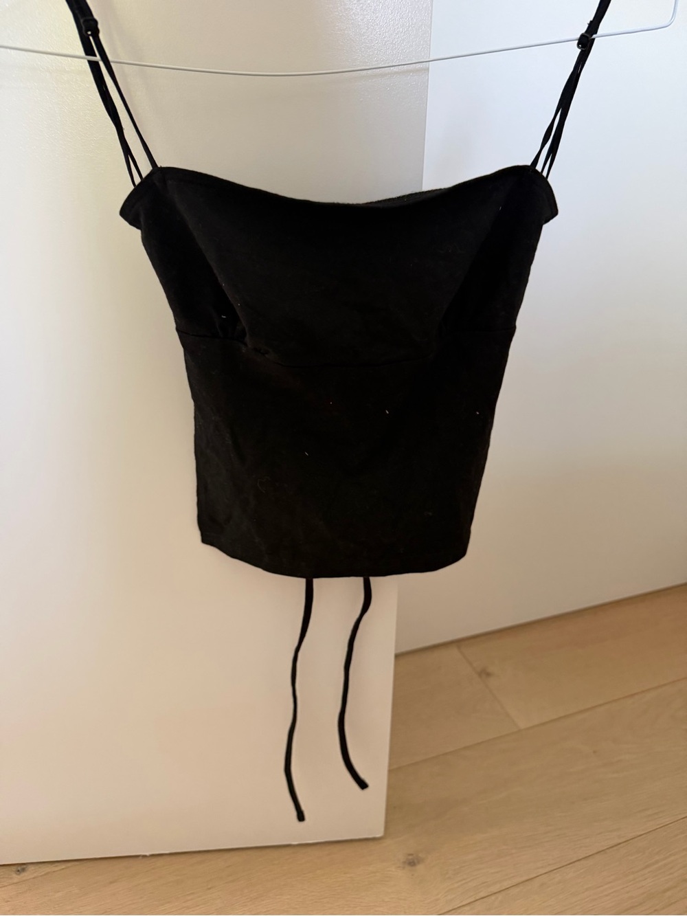Edikted Black Spaghetti-Strap Tube Top